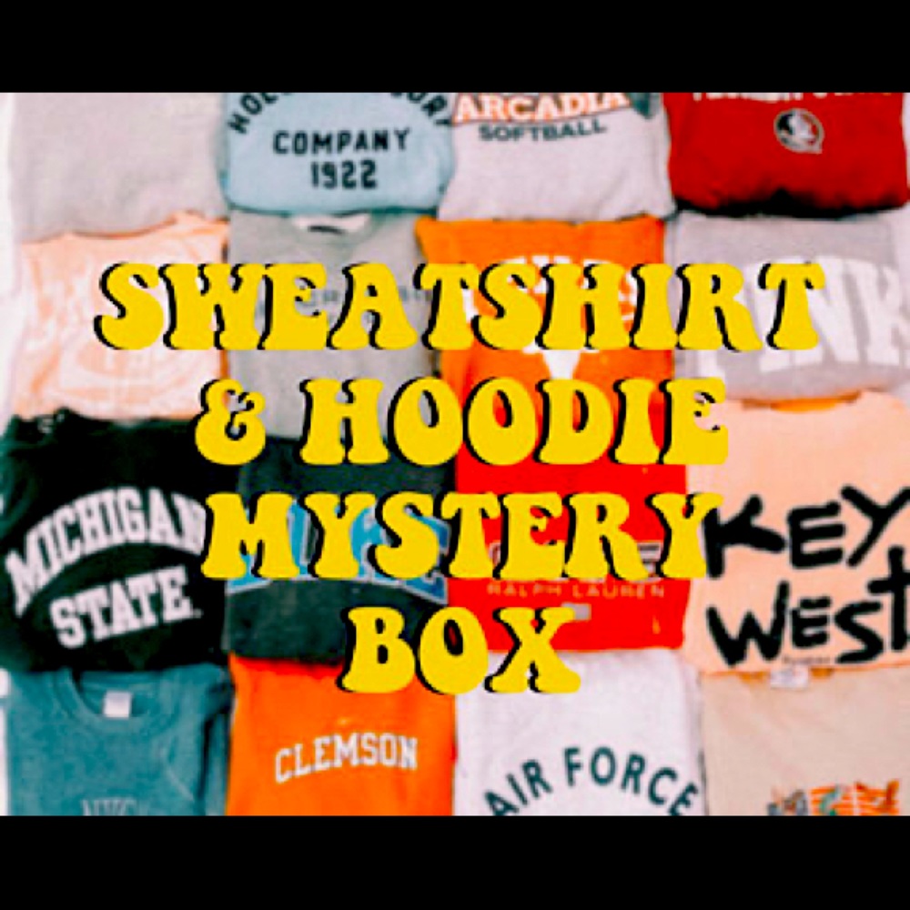 Sweatshirt and hoodies mystery box